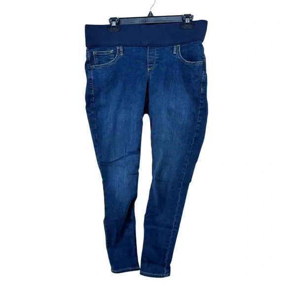 Gap Denim Blue Jean Easy Legging with Belly Band women’s sz maternity 12/31 Long - Picture 1 of 7